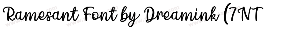 Ramesant Font by Dreamink (7NTypes)字体转换